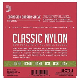 Resim D'Addario EJ27N Normal Tension Klasik Gitar Teli ( 1/2 Boyut ) 