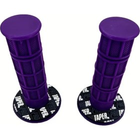 Resim Cloudstore Dayanıklı Sentetik Kauçuk Motosiklet Tutma Kabzaları - Mor, Kaymaz Tasarım, Çok Renk Seçeneği 