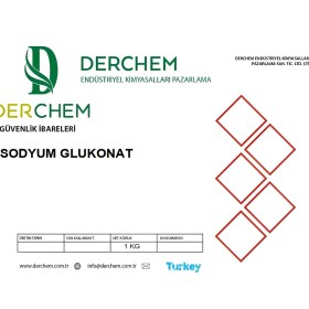 Resim Derchem SODYUM GLUKONAT %99 1 KG 
