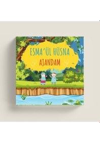 Resim Okul Öncesi İçin Esmaül Hüsna Ajandam Çok Renkli 
