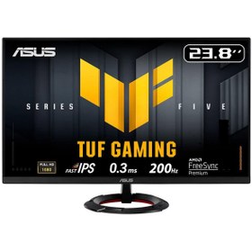 Resim ASUS TUF GAMING VG249Q5R 23.8″ 200Hz 0.3ms Flicker Free Fast IPS Gaming (Oyuncu) Monitör 