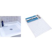 Resim Genel Markalar Gkcx Homi Banyo Duşakabin İçi Kaydırmaz Şeffaf Damlalı 27x31x0,8cm New Desng 1017785 