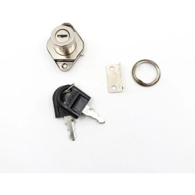 Resim Canex Oval Tip Çekmece Kilidi Nikel 