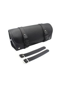 Resim Suntek Pu Deri Motosiklet/motosiklet Eyer Çantası Aracı Rulo Siyah 