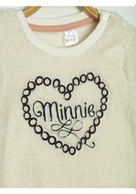 Resim Minnie Lisanslı Bebek Peluş Takım 18371 Ekru - Pudra 
