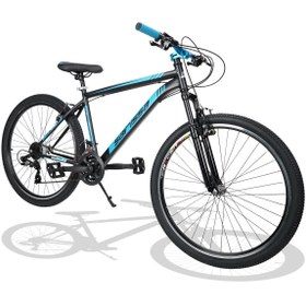 Resim SARİSSA BİSİKLET Sarissa Moon 26" Jant MTB Ön Amortisörlü Shimano 21 Vites V Fren Wake Gidon Dağ Bisikleti Siyah Mavi 