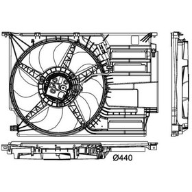 Resim Bmw Klima Fan Motoru - Klima Fan Motoru - Bhr Cff 404 000p 