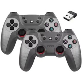 Resim ErginGroup 2.4g Kablosuz Gamepad Android Mobil Bilgisayar Tv Pc Ps3 Steam Game Stick Uyumlu Gamepad 2 Adet 