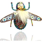 Resim Unica Brooche Böcek Broş 