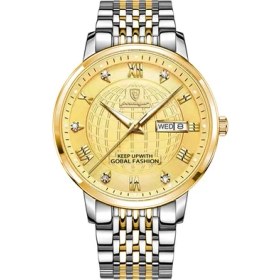 Resim Hanyang 863 Gd Gd S Poedagar Erkekler Izle Moda Iş Lüks Saat Tarih Haftası ile Erkek Spor Saatleri Su Geçirmez Aydınlık Erkek Kuvars Kol Saati (Yurt Dışından) 