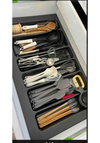 Resim Gri Renk Çekmece Içi Kepçelik 75x49 Cm 70x40 Ölçülerine Kadar Kesilebilir Gri 