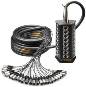 Resim Hepa Merz Stage-24C-20M 24 Kanal 20 Metre Multicore Kablolu Hazır Stage Box 