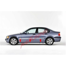 Resim Bmw E46 Krom Yan Kapı Çıtası 1998-2005 6 Prç Paslanmaz Çelik N11.9 