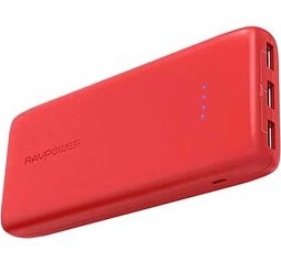 Resim Ravpower RP-PB052 22000 mAh 5.8A Output 3-Port iSmart 2.0 USB Kırmızı Powerbank 