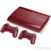 Resim Sony Playstation 3 Kırmızı 500 Gb Slim Konsol + 2 Joystick 