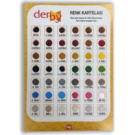 Resim Derby Deri Eşya ve Ayakkabı Likit Bakım ve Rötuş Boyası 100 ml 