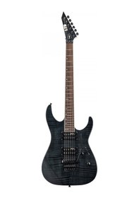 Resim Esp Ltd Lm200fmstblk M-200fm Flame Black Elektro Gitar Superstrat Gövde Sabit Köprü 