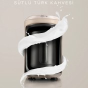 Resim Karaca Hatır Hüps Sütlü Türk Kahve Makinesi Bej 