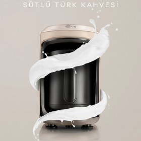 Resim Karaca Hatır Hüps Sütlü Türk Kahve Makinesi Bej 