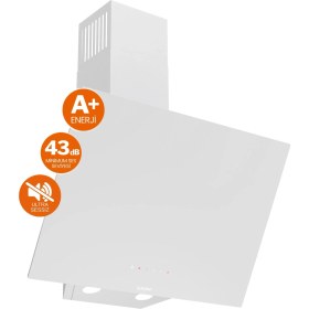 Resim Ferre Fryart&flowart Vitrona Sessiz Davlumbaz Elektrikli Beyaz Ank. Set (D078-SA + MS263 + QEP63CB) 