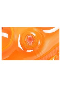 Resim 0-3 Yaş Turuncu Boncuklu 50 Cm Şişme Bebek Deniz Simidi, Havuz Pl 