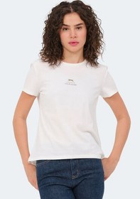 Resim Slazenger VIRAJ Kadın Tişört Ekru 