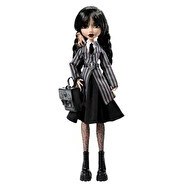 Resim Mattel Monster High Wednesday Addams Okul Üniformalı Bebek HXJ04 