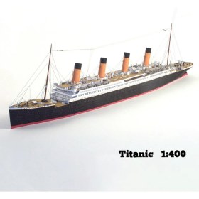Resim Romeo Mora 1:400 Titanic Kağıt Model Gemi Modeli Manuel Dıy (Yurt Dışından) 