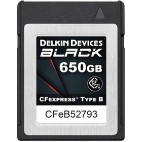 Resim Delkin 650gb Black Cfexpress™ Type B Hafıza Kartı 