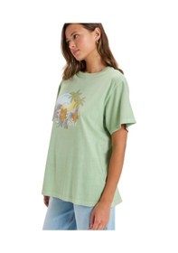 Resim Roxy Roxy Sunnyoversize Enzyme Wash Kadın Yeşil Tişört 5757 Haki 