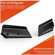 Resim Pazly Abs Malzemeden Dayanıklı El Koruyucuları, Mt-09/sp 2024 İçin, Siyah, Şeffaf Gri, Şeffaf Opsiyonel , 233x100mm 