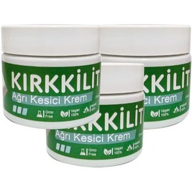Resim Kırk Kilit Otu 3 Adet 150 Ml Büyük Boy Bel Sırt Boyun İçin Krem - 