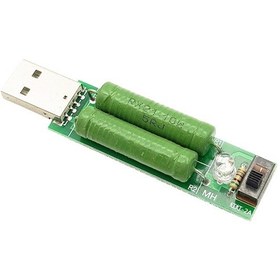 Resim Usb Yük Test Cihazı 5v 1a 2a Anahtarlı Powerbank Test Aleti 