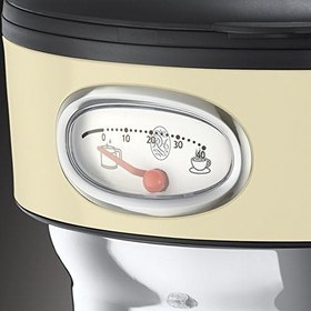 Resim Russell Hobbs Kahve makinesi [Optimum ekstraksiyon ve aroma için duş başlığı] Retro krem (maks. 10 fincan, 1,25 l cam sürahi, demleme ve sıcak tutma göstergesi, retro tasarım, 1000 W) Vintage filtre kahve makinesi 21702-56 