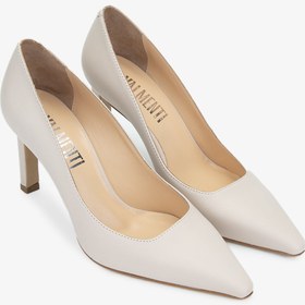 Resim Valmenti Kadın Hakiki Deri Gri Stiletto VLM2501 