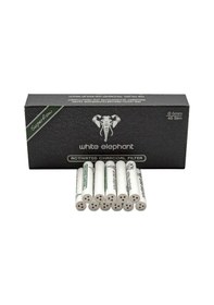 Resim White Elephant 40 lı 6 mm. Karbon Pipo Filtre Filitresi pz71 