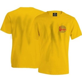 Resim Boston City Unisex T-shirt - Sari Sarı 