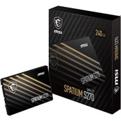 Resim Spatium S270-480G 480 GB 500/450 MB/s 2.5" Sata3 SSD MSI