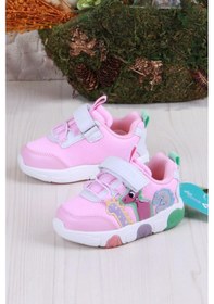 Resim Vicco 346.p25y.160 Pembe Number Işıklı Kız Çocuk Ayakkabı Pembe 