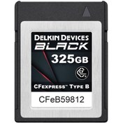 Resim Delkin 325gb Black Cfexpress Type B Hafıza Kartı (DCFXBBLK325) 