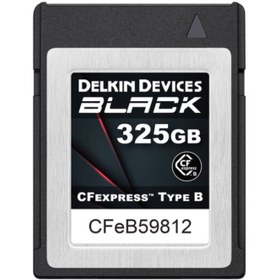 Resim Delkin 325gb Black Cfexpress Type B Hafıza Kartı (DCFXBBLK325) 