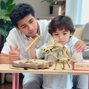 Resim 1 adet Arkeolojik Dinozor Fosili ile Araçlar (Tyrannosaurus Rex / Triceratops / Stegosaurus / Brachiosaurus / Pterosaur / Pterosaurium / Columnan / / Triceratops) - Gençler için Eğlenceli Kaz ve Bulma Macerası - Gençler için İdeal DIY El Sanatları ve Eğitici Oyun Zamanı, Dinozor Fosilleri 