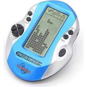 Resim Tenfowee Klasik Tetris Oyunu - Büyük Ekranlı Mini El Tipi Oyun Konsolu Zc-901 Mavi 