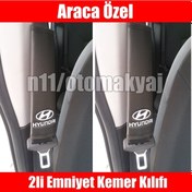 Resim Hyundai I30 Oto Koltuk Deri Emniyet Kemer Aksesuar Kılıfı 
