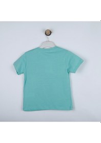 Resim Xo Kids P-003985 Ce 8086 Bebek Erkek Baskılı T-shırt 6-36 Ay Mint 