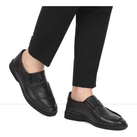 Resim Celal Gültekin Erkek Siyah Deri Loafer 