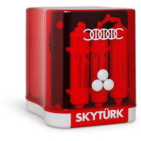 Resim Skytürk Cool | Yeni Nesil Su Arıtma Cihazı Pompalı - Kırmızı 