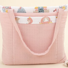 Resim Bebek Bakım Çantası - Pudra Muslin - Sindirella 