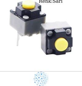 Resim TEKZONE Kailh Silent Mouse Switch Sarı 2 Adet,Kablolu/Kablosuz Mouse Switch Boyut:6,6*7,3 M590M330M220MR0094 