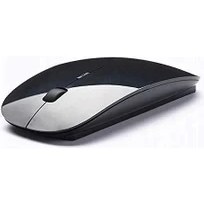 Resim Ata Elektronik Slim ince Kablosuz WİRELESS Mouse Fare MacBook Pro Air Mac iPad Dizüstü Bilgisayar Masaüstü Mac PC Bilgisayar için - Taşınabilir İnce Sessiz Ofis Fareleri 2.4 GHz USB 